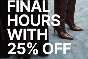 Siste timer: 25 % rabatt på alt 🏁