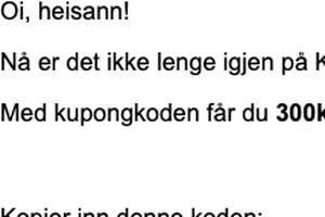 Obs: Verdikupongen din!