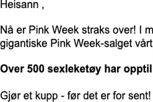 Re: I morgen er det slutt