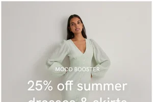 25 % på kjoler & skjørt