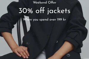 30% på vinterjakker