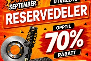 Super September: Opptil 70% rabatt!