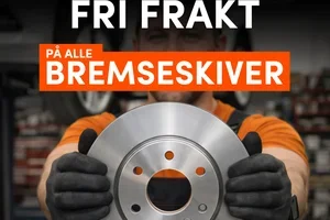 Fri frakt på ALLE bremseskiver – kun i dag!