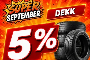 5% rabatt på ALLE vinterdekk!