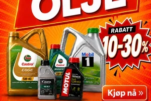 10-30% på olje!