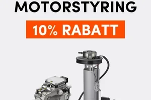 10% rabatt på motorstyring!