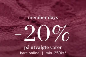 Eksklusiv rabatt på 20% kun til deg!