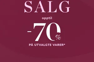 Opptil 70% i salget🔥