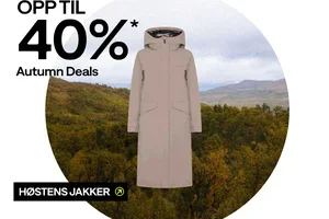 Opp til 40% på høstens jakker 🍂