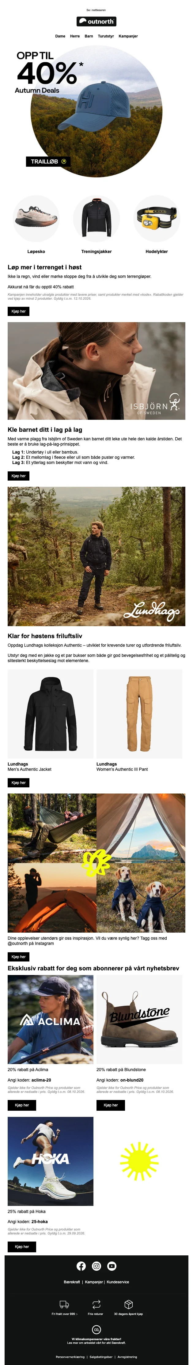 Bevis på rabattkode - Outnorth - Rabattkode: [[20% rabatt]] på Blundstone, ekskl. nedsatte varer