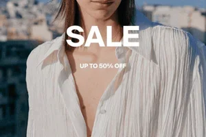 Sale now on: up to 50% off