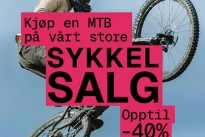Opptil 40% rabatt på MTB!