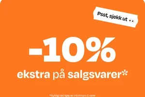 SALGSVARER: -10% ekstra 🧡🫨