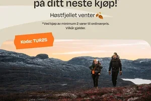 NÅ: -25% på ditt neste kjøp* 🧡🍂⛰️
