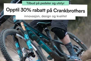 30% på pedaler og utstyr fra Crankbrothers