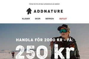 Handla för 2000 kr och få 250kr rabatt!🔥