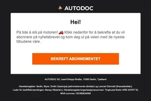 Ett trinn igjen: bekreft e-postadressen din