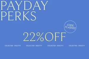 Payday Perks: 22% Off