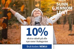 Kun i dag! 10% EKSTRA RABATT på nyheter 🍂