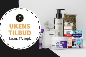 Siste sjanse! 💥 Opptil 30% rabatt på UKENS TILBUD