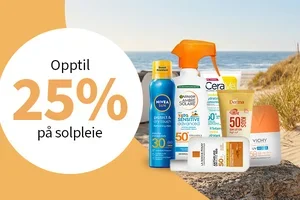Gjør deg klar for solen – opptil 50% rabatt på sommerens hudpleieprodukter ☀️