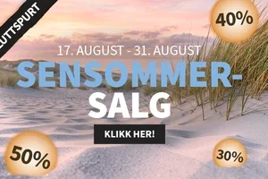 Siste dag! | Opptil 66% | Sensommersalg 🌻
