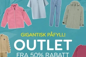 OUTLET fra 50% rabatt!🔥 Gigantisk PÅFYLL!