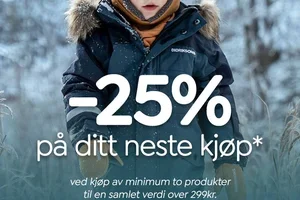 NÅ!🔥 -25% på ditt neste kjøp*