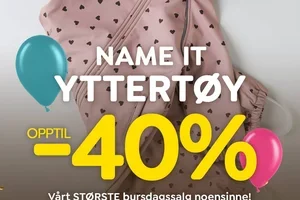 WOW! Name it YTTERTØY opptil -40% 🎉