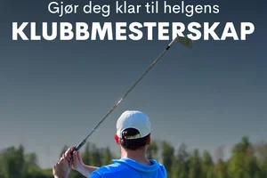 Gjør deg klar for helgens KM!🏌️‍♂️