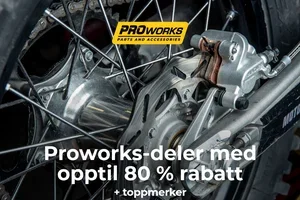 Proworks-deler med 20–80 % rabatt
