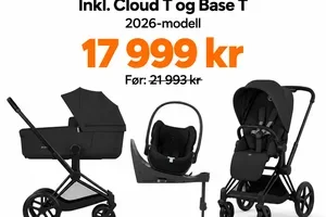 ⏰ SPAR 3 994 kr på Cybex Priam-pakke!