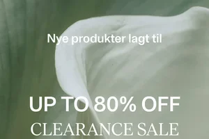CLEARANCE SALE – flere kupp, opptil 80%
