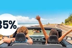 Spar opptil 35% på bilutleie verden over 🚗