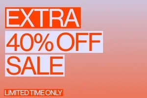 Going fast… extra 40% off sale styles!