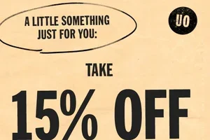 15% Off Your Entire Purchase!