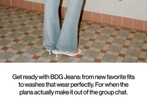 Get ready to go out in BDG Jeans
