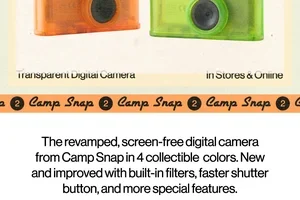 Now Trending: New Camp Snap Cameras 🌈
