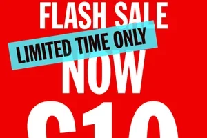 PSA: £10 FLASH SALE NOW ON