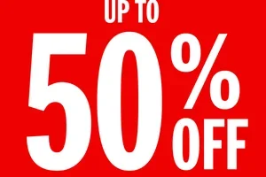Up to 50% OFF ends tomorrow 🔊
