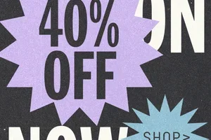 THIS IS IT. UP TO 40% OFF. GO