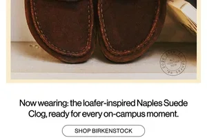 Now wearing: Birkenstock →