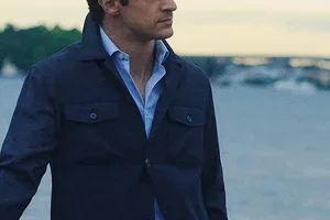 Tonal Looks: Blue shirts, jackets and accessories for fall.