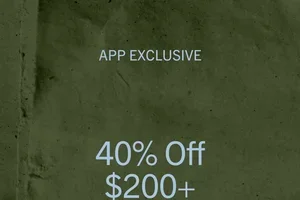 Get 40% off when you shop in the app.