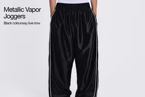 Metallic Vapor Sweatpants