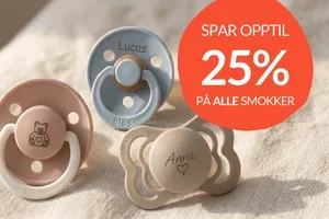 En personlig bursdagsfavoritt: Smokker med navn 🔆