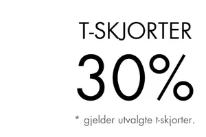 T-skjorter 30% 🙌 | Fyll opp garderoben til høst og hverdag!
