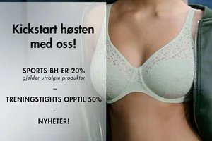 Treningstøy opptil 50% | Nyheter 💙🏃‍➡️