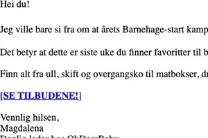 Opptil 60% Kun Litt Til ⏳