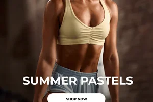 Pastel sports bras